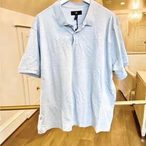 Banana Republic Light Blue Men's Polo Shirt